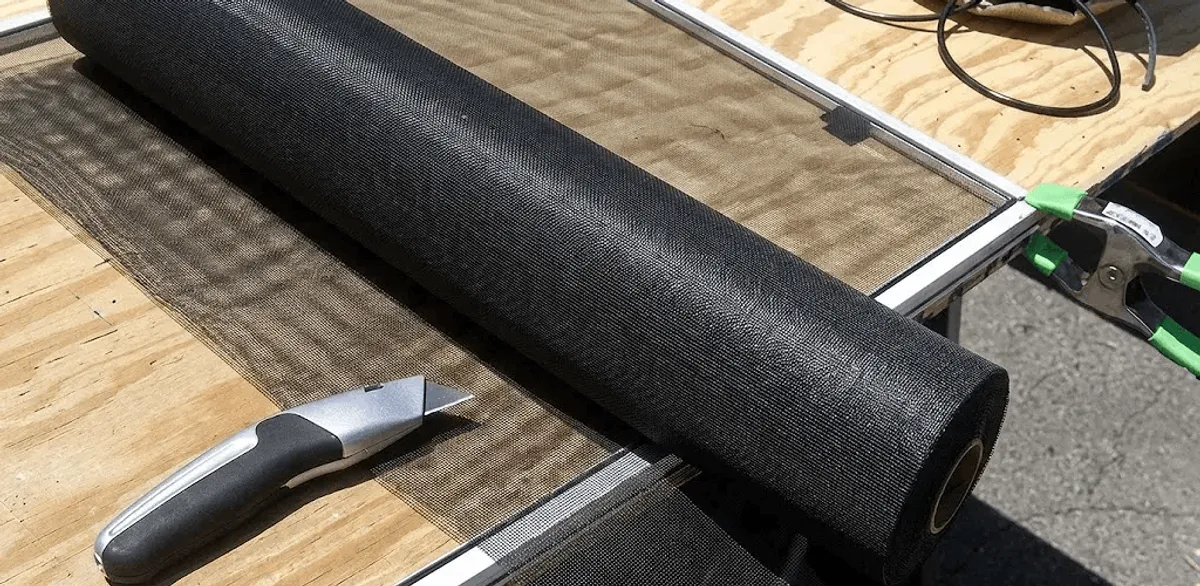 Window screen replacement materials and tools for screen repair in Nashville, TN